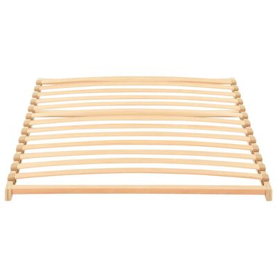 vidaXL Slatted Bed without Mattress Base with 13 Slats 90x200 cm