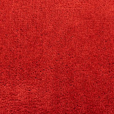 vidaXL Rug OVIEDO Short Pile Red Ø 80 cm