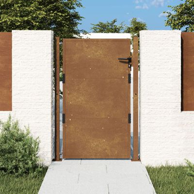 vidaXL Garden Gate 105x155 cm Corten Steel