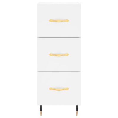 vidaXL Highboard White 34.5x34x180 cm Engineered Wood