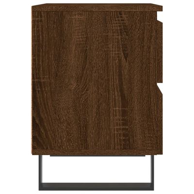 vidaXL Bedside Cabinets 2 pcs Brown Oak 40x35x50 cm Engineered Wood