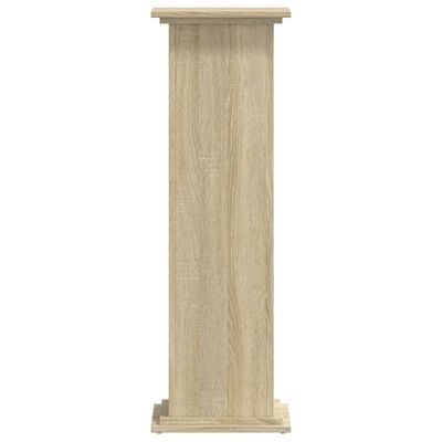 vidaXL Plant Stand Sonoma Oak 33x33x100 cm Engineered Wood