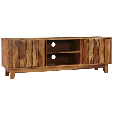 vidaXL TV Cabinet Solid Sheesham Wood 118x30x40 cm