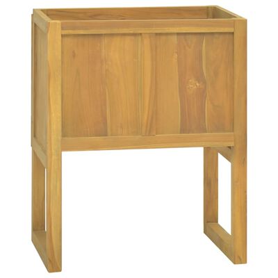 vidaXL Bathroom Cabinet 60x40x75 cm Solid Wood Teak