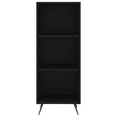 vidaXL Highboard Black 34.5x34x180 cm Engineered Wood