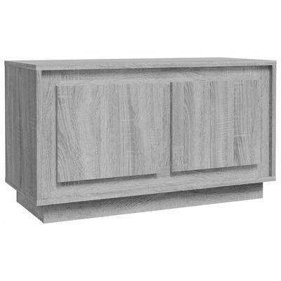 vidaXL TV Cabinet Grey Sonoma 80x35x45 cm Engineered Wood