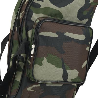 vidaXL Fishing Rod Bag Green Camouflage 160 cm Oxford Fabric