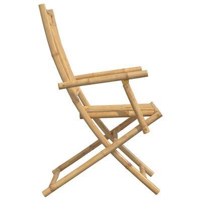 vidaXL Folding Garden Chairs 6 pcs 53x66x99 cm Bamboo