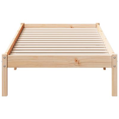 vidaXL Extra Long Bed Frame without Mattress 80x210 cm Solid Wood Pine