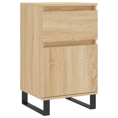 vidaXL Sideboards 2 pcs Sonoma Oak 40x35x70 cm Engineered Wood