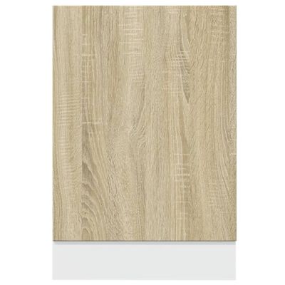 vidaXL Dishwasher Panel Sonoma Oak 45x3x67 cm Engineered Wood