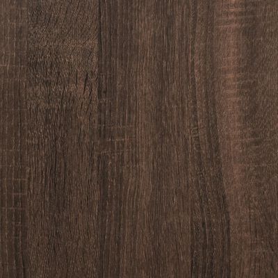 vidaXL Book Cabinet Brown Oak 82.5x30.5x115 cm Engineered Wood