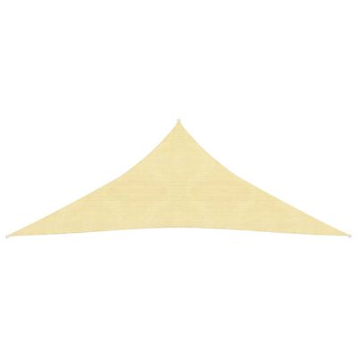 vidaXL Sunshade Sail 160 g/m² Beige 5x6x6 m HDPE