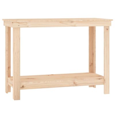 vidaXL Work Bench 110x50x80 cm Solid Wood Pine