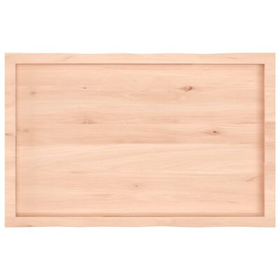 vidaXL Table Top 100x60x(2-6) cm Untreated Solid Wood Live Edge