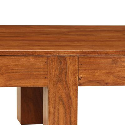 vidaXL Coffee Table Solid Acacia Wood Honey Finish 100x50x30 cm