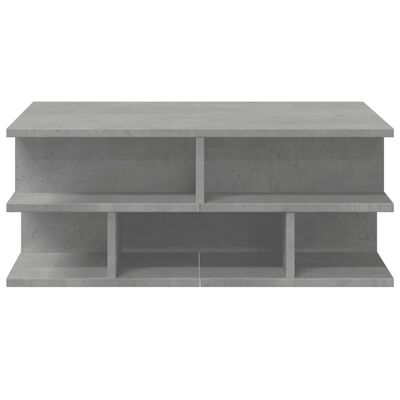 vidaXL Coffee Table Concrete Grey 70x70x29 cm Engineered Wood