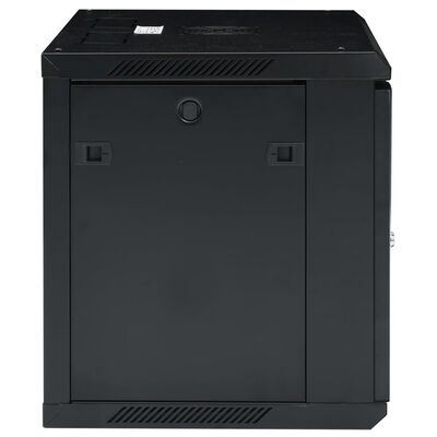 vidaXL 9U Wall Mounted Network Cabinet 19 IP20 600x450x510 mm