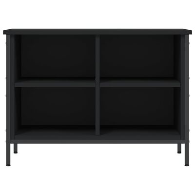vidaXL Shoe Cabinet Black 69x35x50 cm Engineered Wood