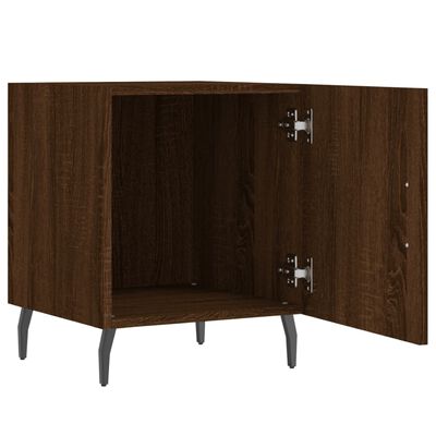 vidaXL Bedside Cabinets 2 pcs Brown Oak 40x40x50 cm Engineered Wood