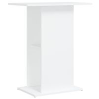 vidaXL Aquarium Stand White 60.5x36x72.5 cm Engineered Wood