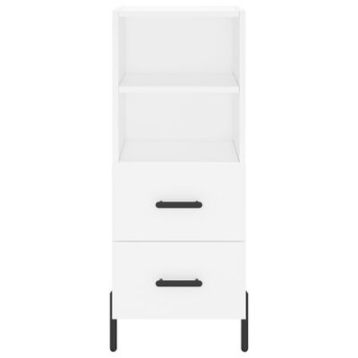 vidaXL Highboard White 34.5x34x180 cm Engineered Wood