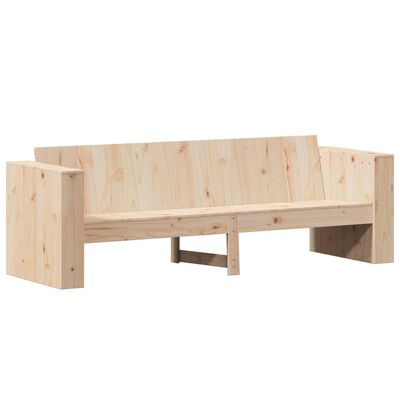 vidaXL Garden Sofa 3-Seater 189x60x62 cm Solid Wood Pine