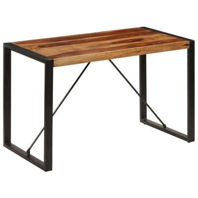 vidaXL Dining Table 120x60x76 cm Solid Sheesham Wood