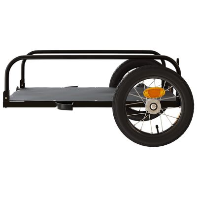 vidaXL Bike Trailer Black 122x53x31 cm Iron