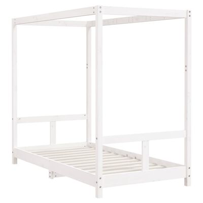 vidaXL Kids Bed Frame White 80x160 cm Solid Wood Pine