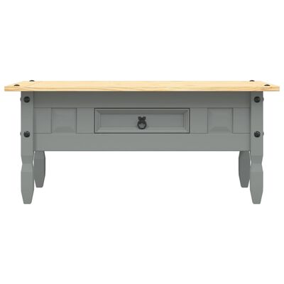 vidaXL Coffee Table Mexican Pine Corona Range Grey 100x55x44 cm