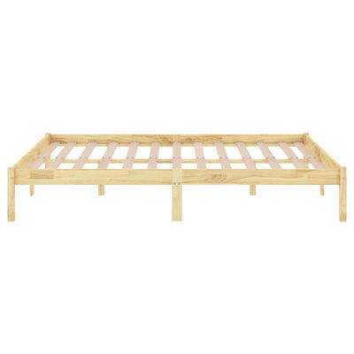 vidaXL Bed Frame without Mattress Solid Wood 160x200 cm