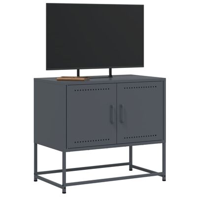 vidaXL TV Cabinet Anthracite 68.5x39x60.5 cm Steel