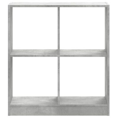 vidaXL Bookcase Concrete Grey 68.5x32x75 cm Engineered Wood