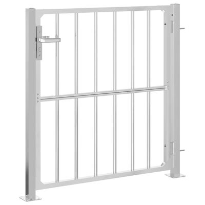 vidaXL Garden Gate 100x100 cm Stainless Steel