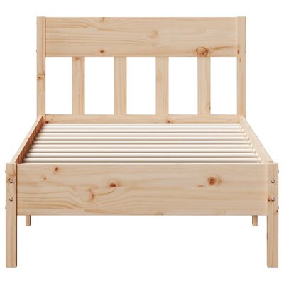 vidaXL Bed Frame without Mattress 90x200 cm Solid Wood Pine