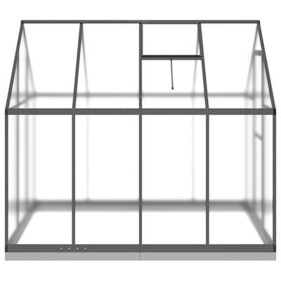 vidaXL Greenhouse with Base Frame Anthracite 224x169x202 cm Aluminium