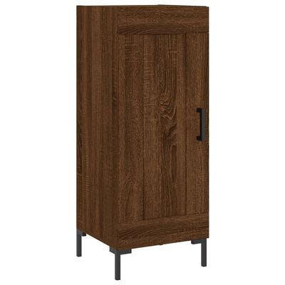 vidaXL Highboard Brown Oak 34.5x34x180 cm Engineered Wood