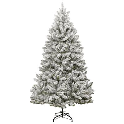 vidaXL Artificial Hinged Christmas Tree 300 LEDs & Ball Set 240 cm