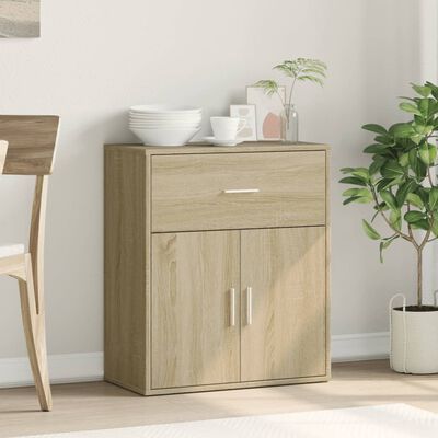 vidaXL Sideboard Sonoma Oak 60x31x70 cm Engineered Wood