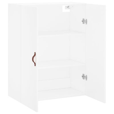 vidaXL Wall Mounted Cabinet White 69.5x34x90 cm