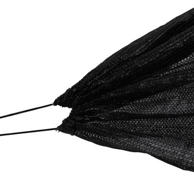 vidaXL Netting Tunnel Black 300x50x48.5 cm Steel and Polyethylene