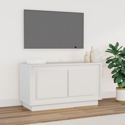 vidaXL TV Cabinet White 80x35x45 cm Engineered Wood