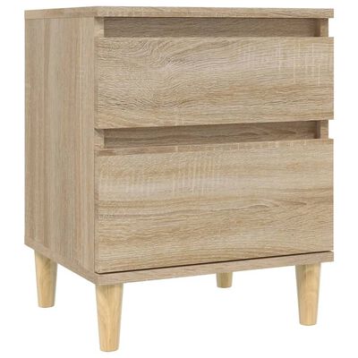 vidaXL Bedside Cabinet Sonoma Oak 40x35x50 cm