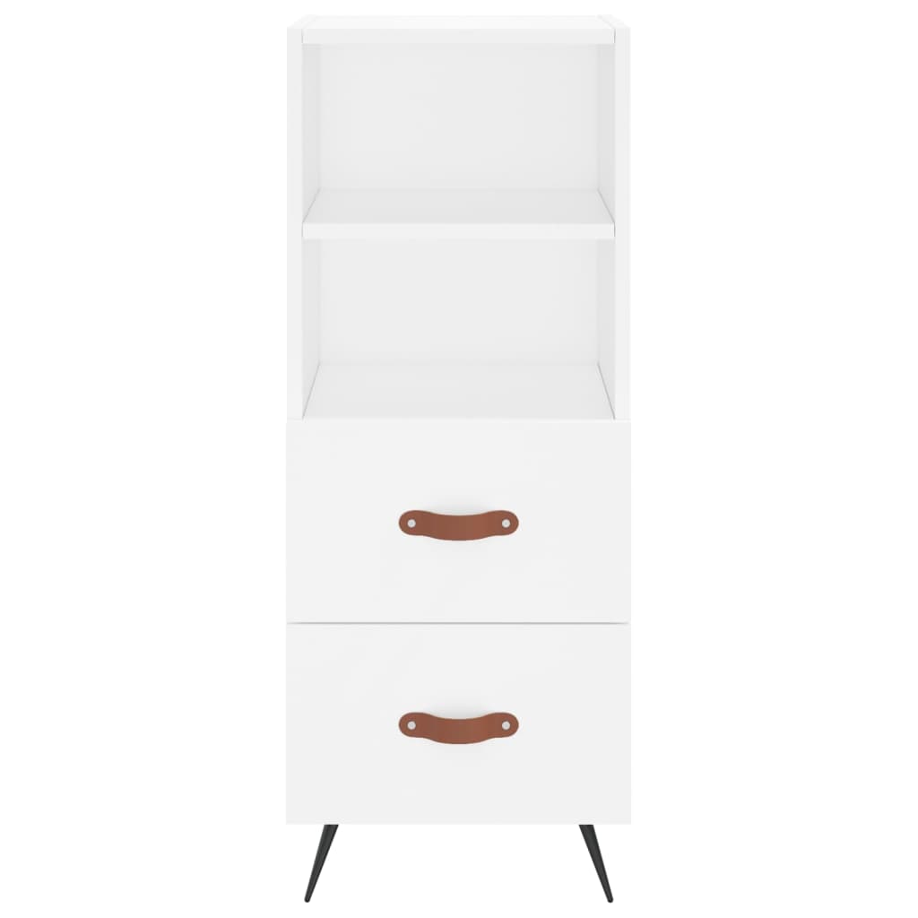 vidaXL Highboard White 34.5x34x180 cm Engineered Wood