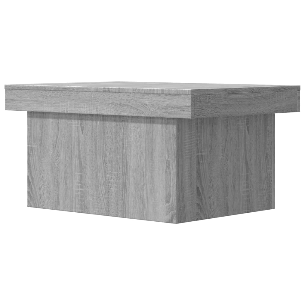 vidaXL Coffee Table Grey Sonoma 80x55x40 cm Engineered Wood