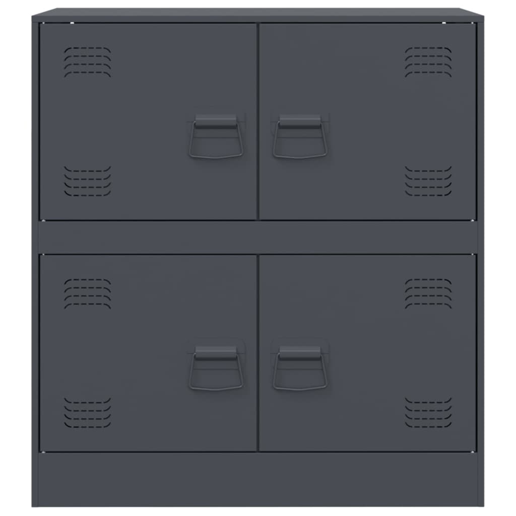 vidaXL Sideboard Anthracite 67x39x73 cm Steel