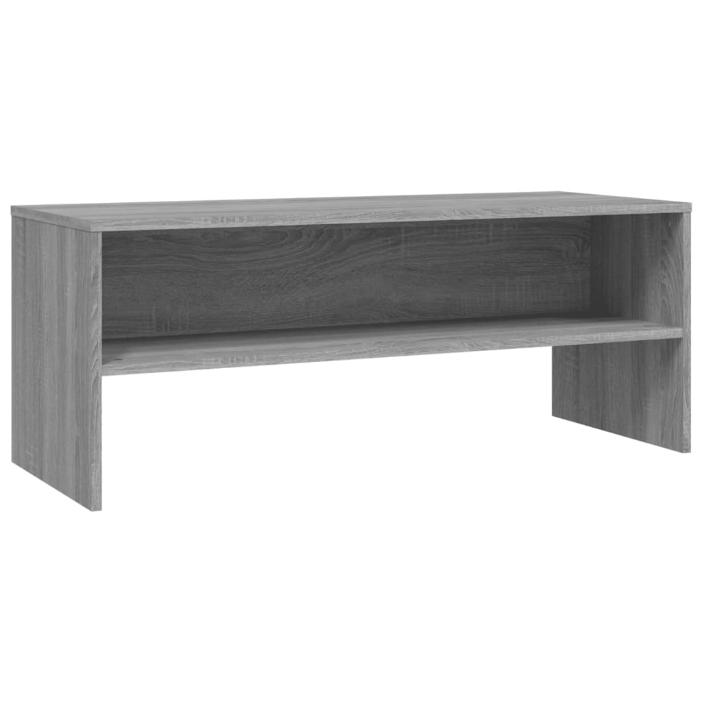 vidaXL TV Cabinet Grey Sonoma 100x40x40 cm Engineered Wood