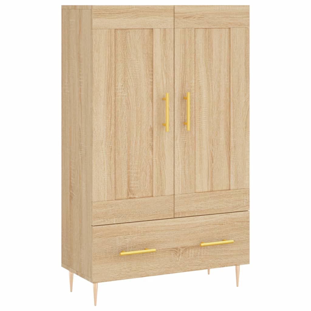 vidaXL Highboard Sonoma Oak 69.5x31x115 cm Engineered Wood