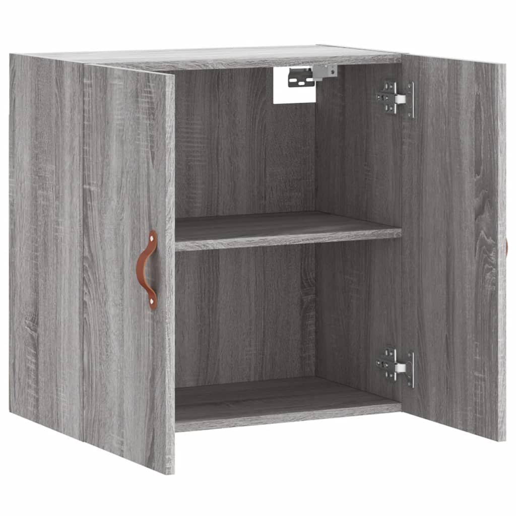 vidaXL Wall Cabinet Grey Sonoma 60x31x60 cm Engineered Wood